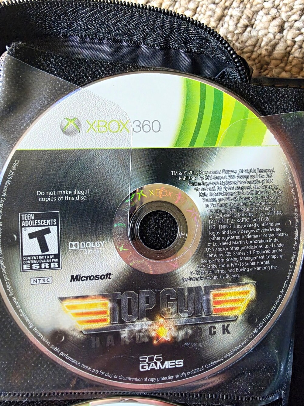 505 Games Top Gun: Hard Lock (2012, T, NTSC-U/C) Microsoft Xbox 360